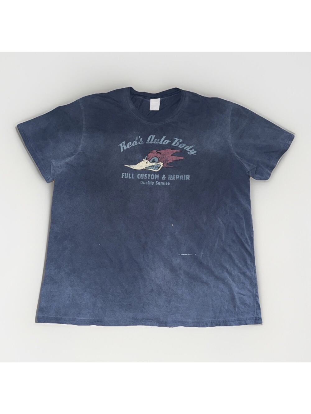 Utility Skateboarding Road Runner Graphic T-Shirt Blue 2XL 25x28